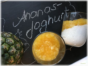 Dessert mal anders: Ananas – Joghurt