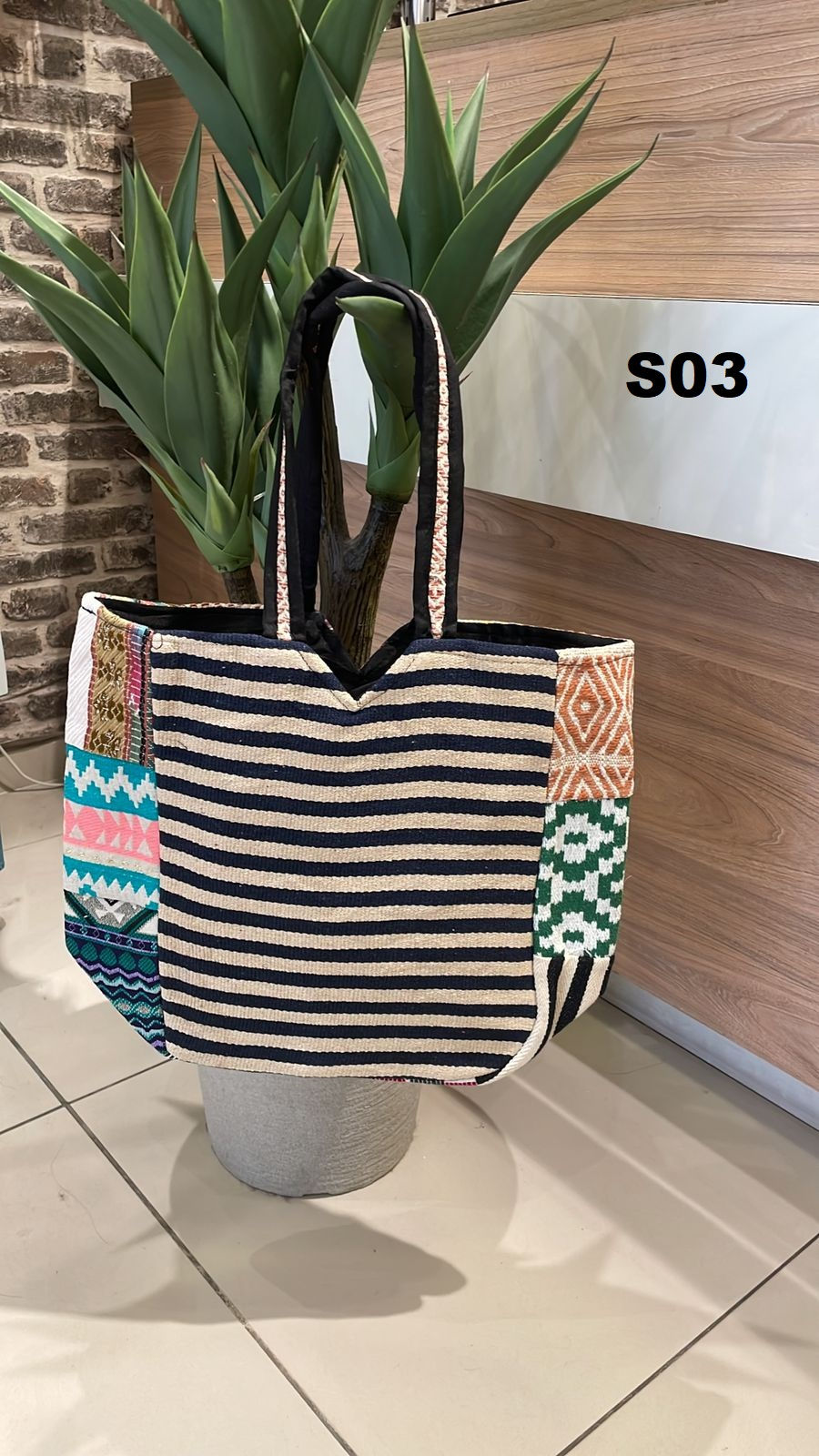 Miniatura: Bolsa Indiana Bordada Com Zipper Direto Da Fábrica