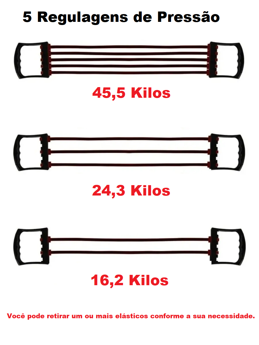 Miniatura: Extensor Elástico Ajustável Multifuncional Expander Premium