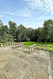 On the terrace