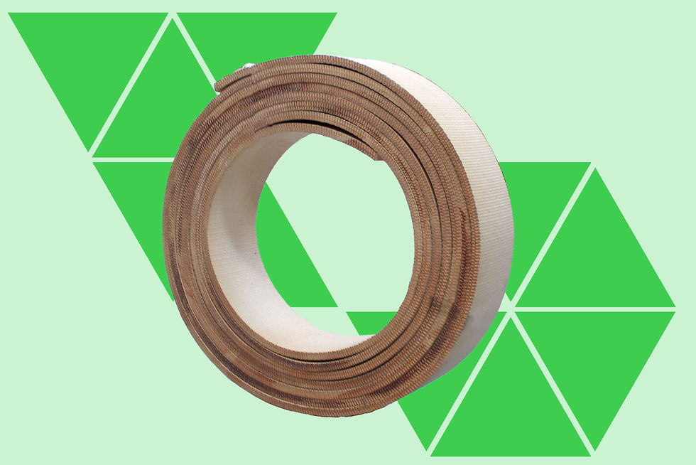 Rollo de balata tejida