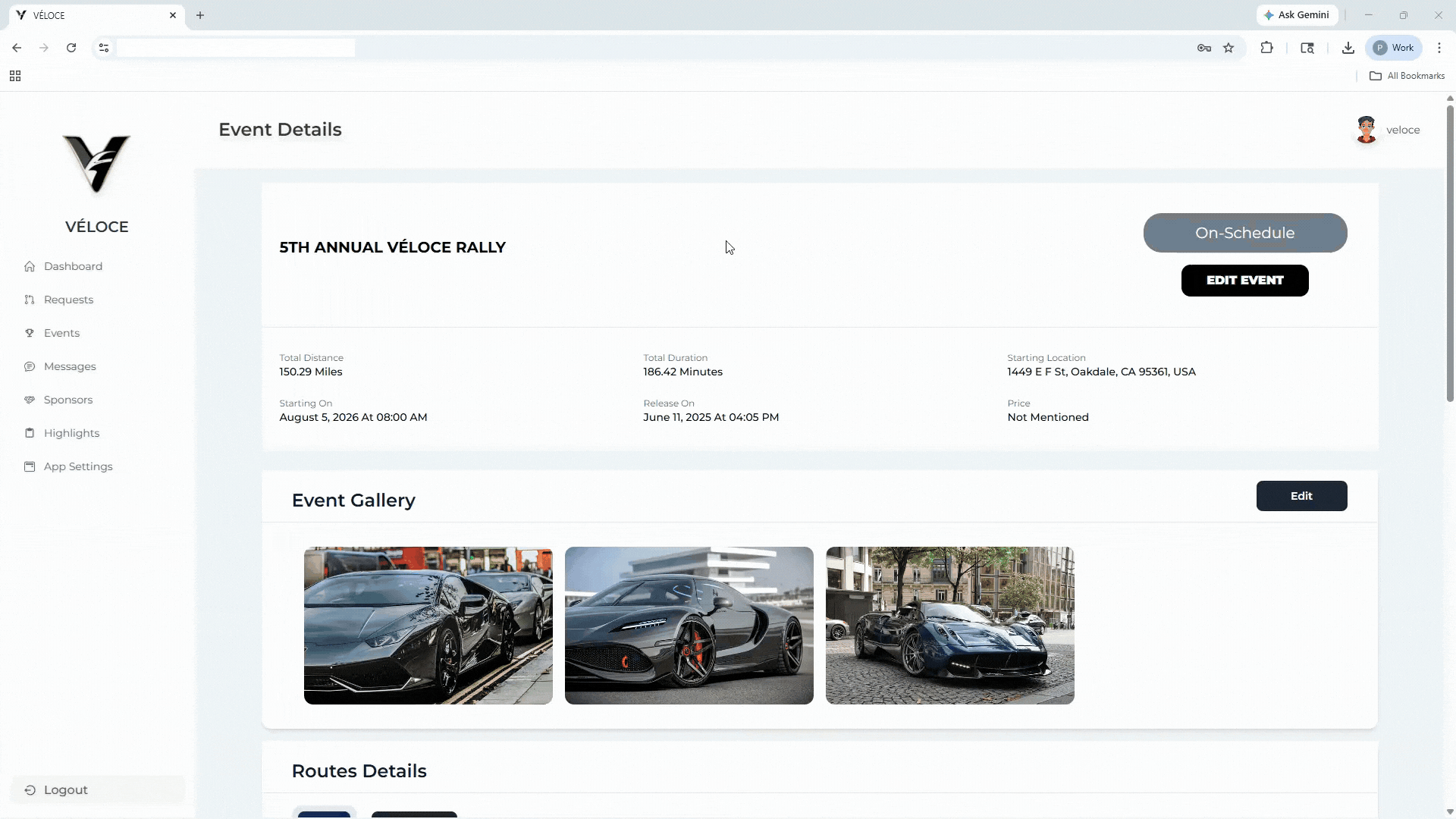 MOTTOUR dashboard