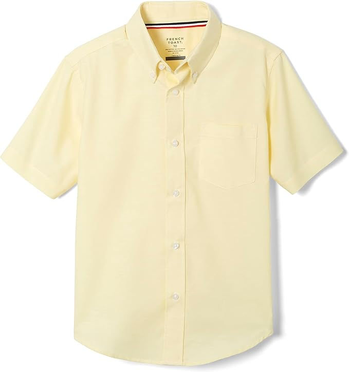 French Toast Boys’ Short Sleeve Oxford Dress Shirt