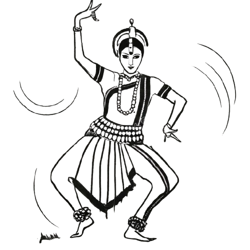 ai-generated-line-drawing-female-dancer-showcasing-graceful-posture-classical-dance-form-o