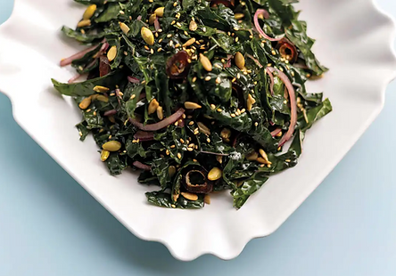 Esalen Massaged Kale Salad with Sprouts