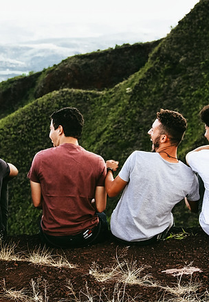 Friends on a Mountain