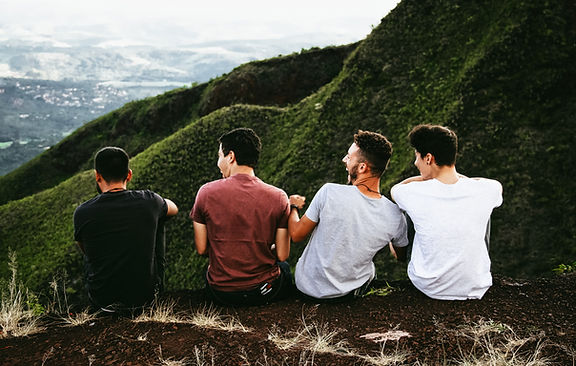 Friends on a Mountain