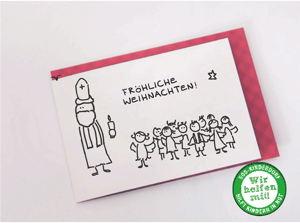 Miniaturbild: 1W65 Nikolaus (Spendenkarte)