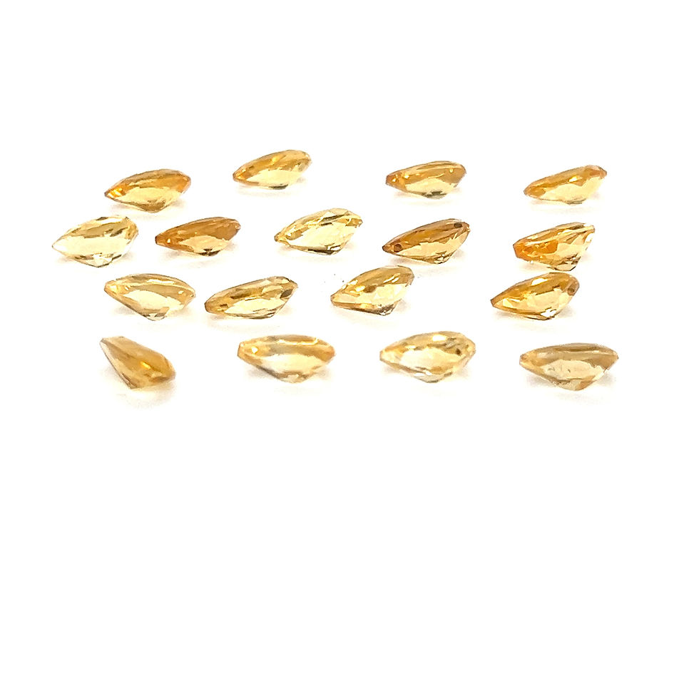 Thumbnail: Citrine 8X5 mm Pear shape Calibrated Natural Citrine Stone Yellow Citrine Loose