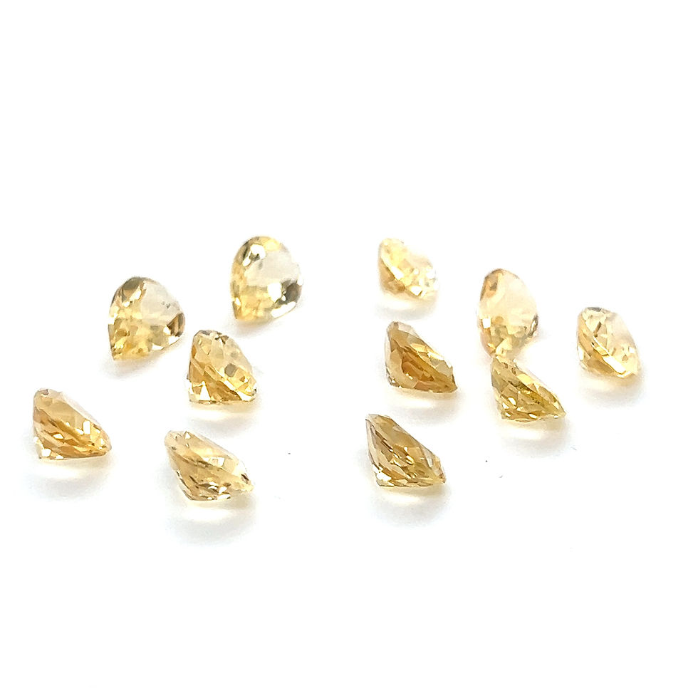 Thumbnail: Citrine 12x8mm Pear shape Calibrated Natural Citrine Stone Yellow Citrine Loose