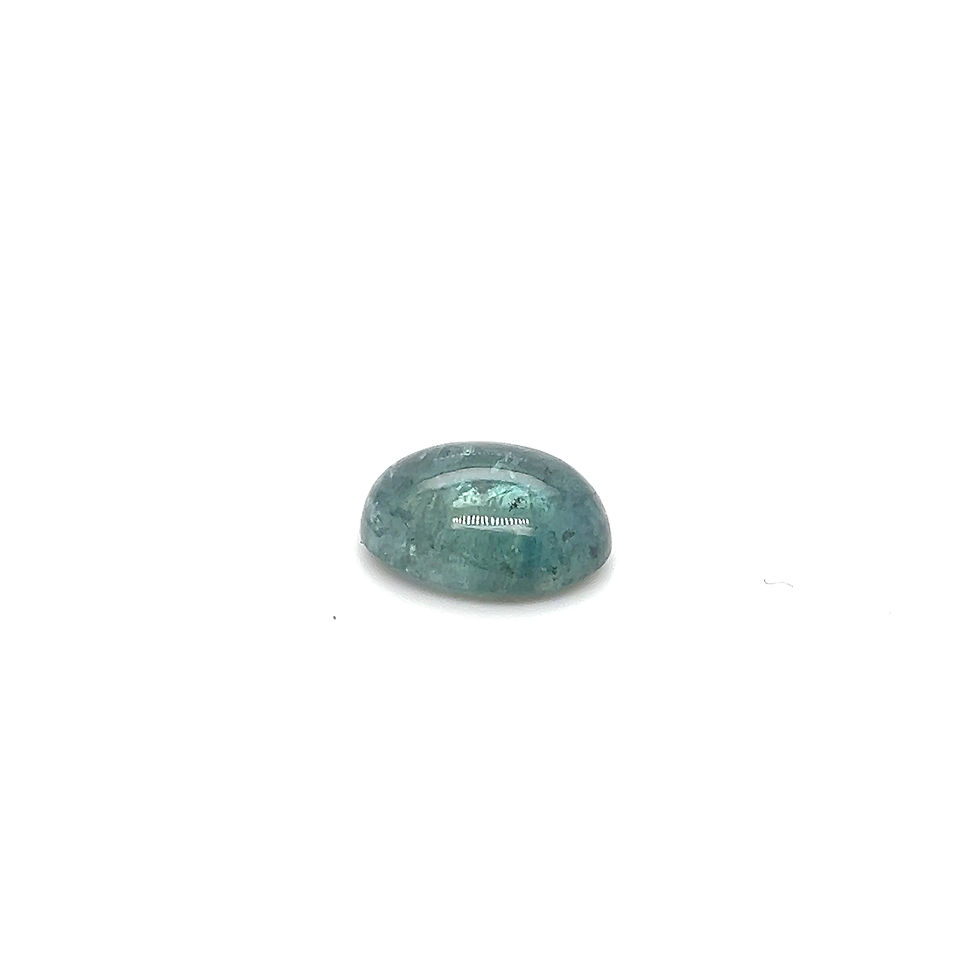 Thumbnail: Greenish blue Aquamarine cabochon 10x12mm size. Natural Aquamarine calibrated ge