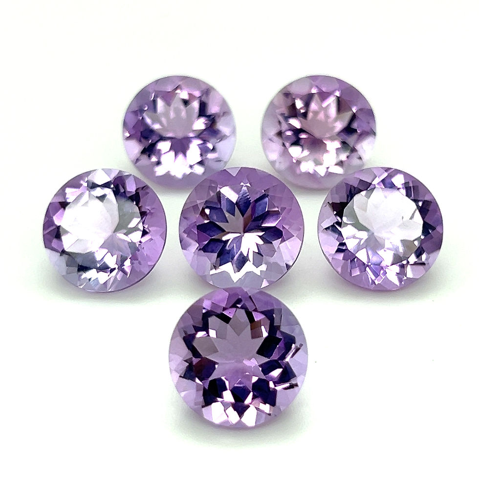 Thumbnail: Amethyst 14 mm Round Shape Natural Gemstone Purple Brazilian Amethyst stone