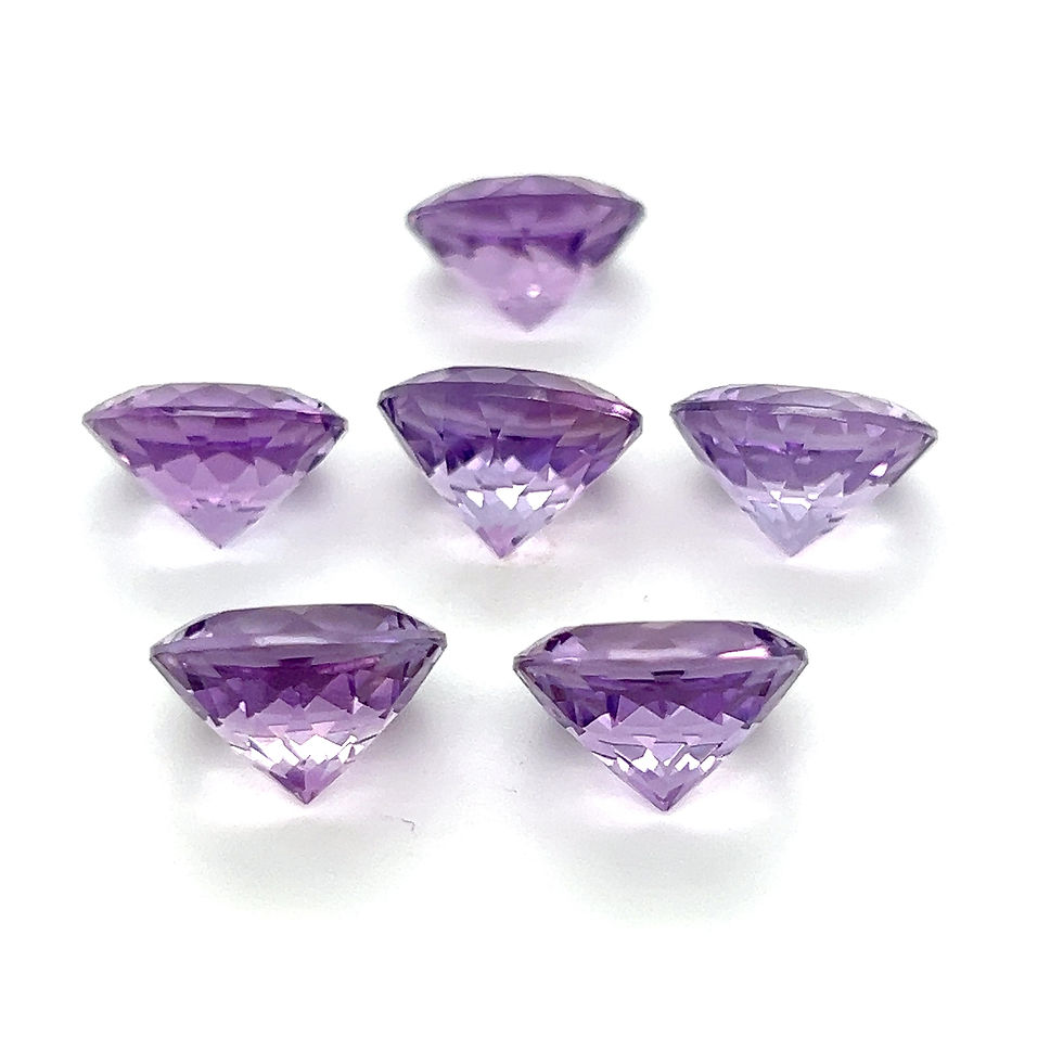 Thumbnail: Amethyst 14 mm Round Shape Natural Gemstone Purple Brazilian Amethyst stone