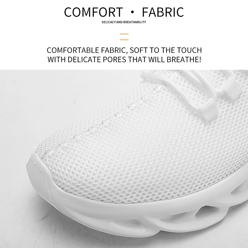 Thumbnail: Unisex Breathable Running Sneakers (Lightweight & Shock-Absorbing)