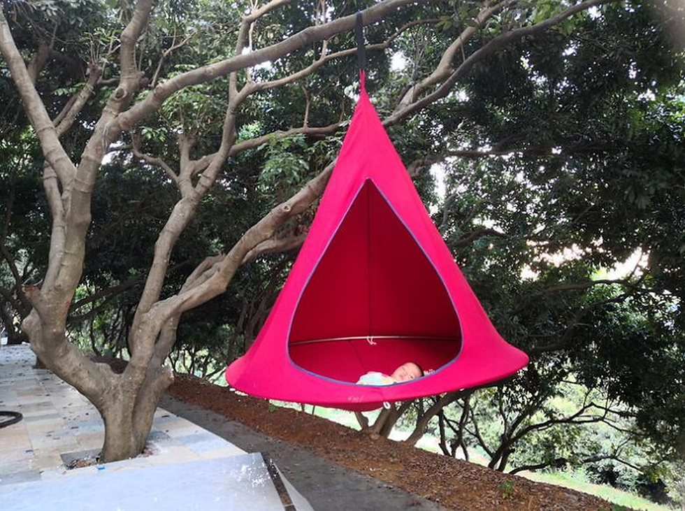 Thumbnail: Ultralight Nylon Camping Hammock for Backpacking