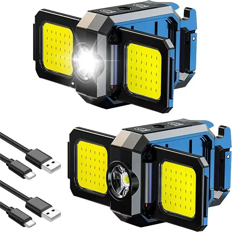 Thumbnail: Mini COB LED Keychain Work Light (USB Rechargeable)
