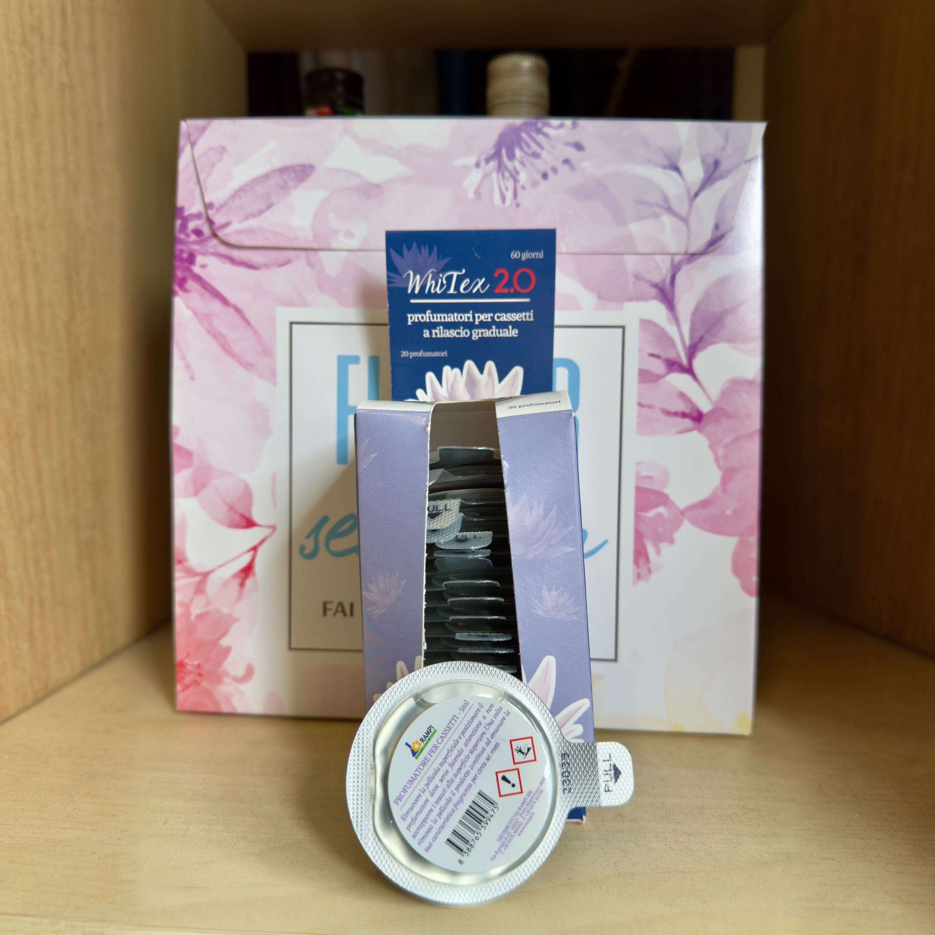 Rampi - Whitex 2.0 Profumatore per cassetti a rilascio graduale
