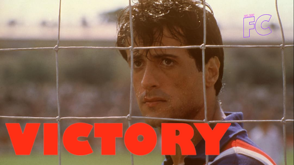 Stallone in net in Victory