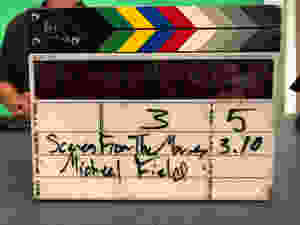 Clapper for Season 3 of Scenes from the Movies