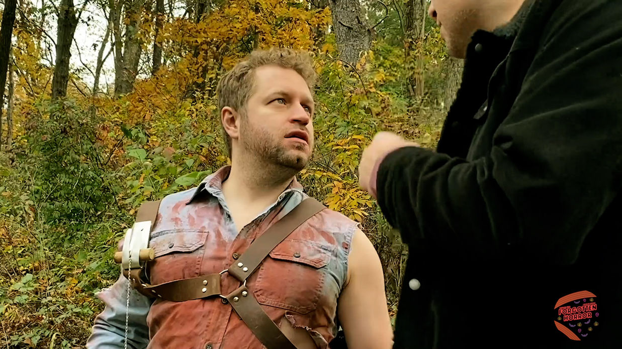 Mike Butler being Ash from Evil Dead
