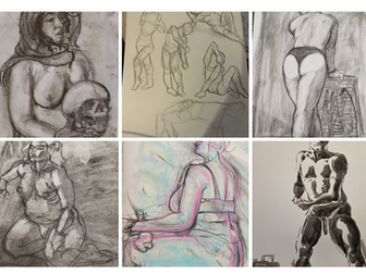 Teen Figure Drawing at Colorspace Arts this fall