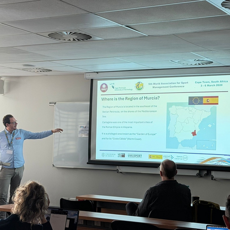 Investigación española sobre gestión deportiva llega al congreso mundial de WASM en Ciudad del Cabo