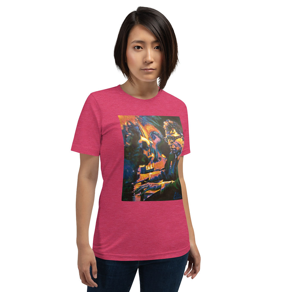 Thumbnail: Short-sleeve unisex t-shirt with Dave Brubeck