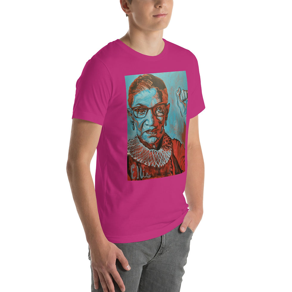Thumbnail: Short-sleeve unisex t-shirt with Ruth Bader Ginsburg