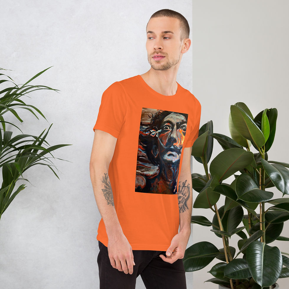 Thumbnail: Short-sleeve unisex t-shirt with Salvador Dali