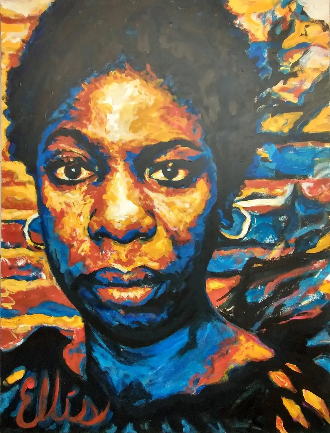 Nina Simone canvas giclée print