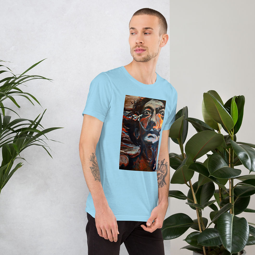 Thumbnail: Short-sleeve unisex t-shirt with Salvador Dali