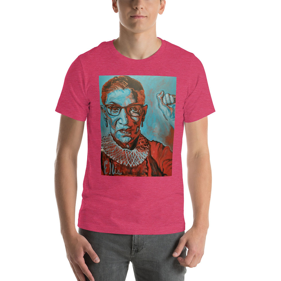 Thumbnail: Short-sleeve unisex t-shirt with Ruth Bader Ginsburg