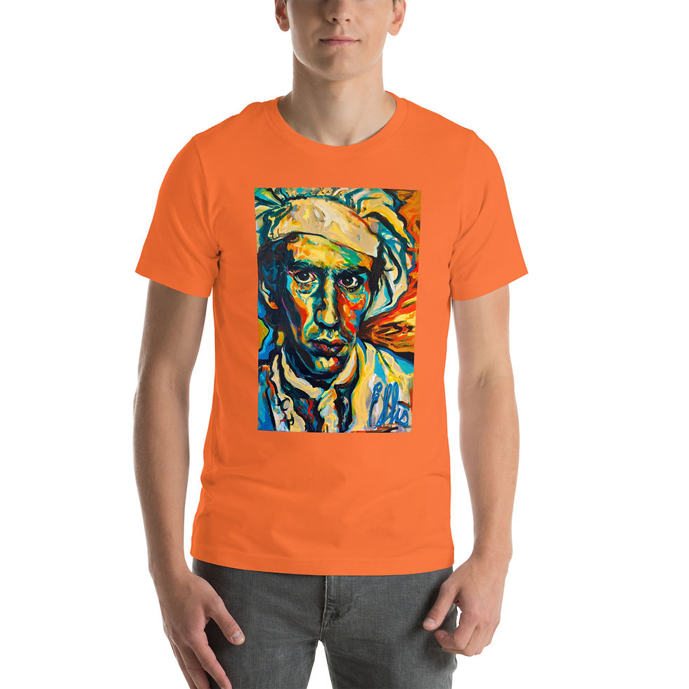 Thumbnail: Short-sleeve unisex t-shirt with Anthony Bourdain