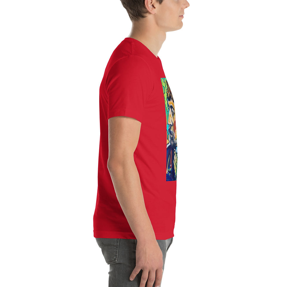 Thumbnail: Short-sleeve unisex t-shirt with Paul Gaugin