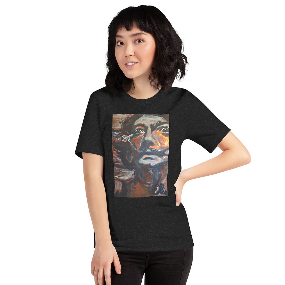 Thumbnail: Short-sleeve unisex t-shirt with Salvador Dali