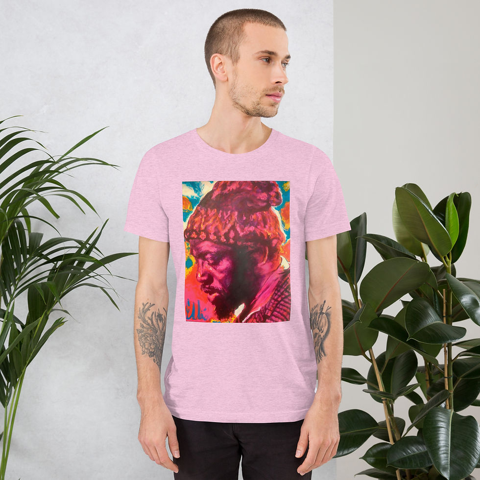 Thumbnail: Short-sleeve unisex t-shirt with Thelonious Monk