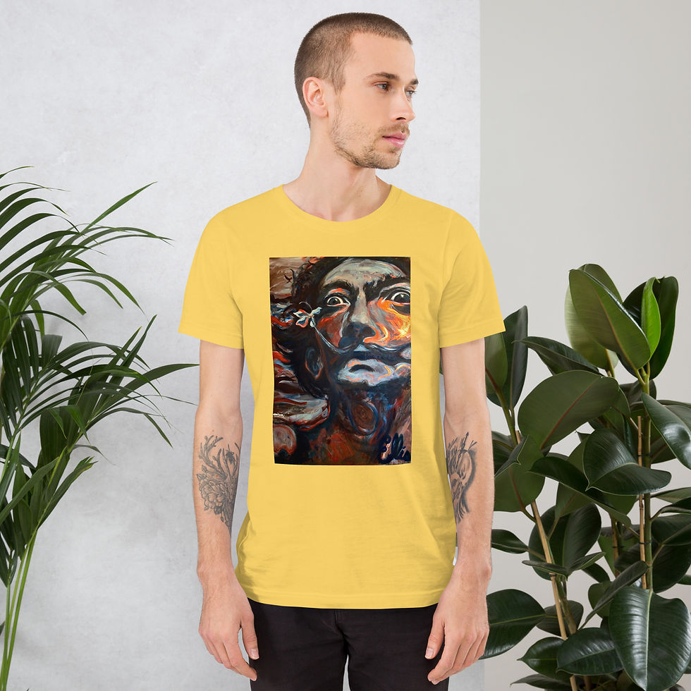 Thumbnail: Short-sleeve unisex t-shirt with Salvador Dali