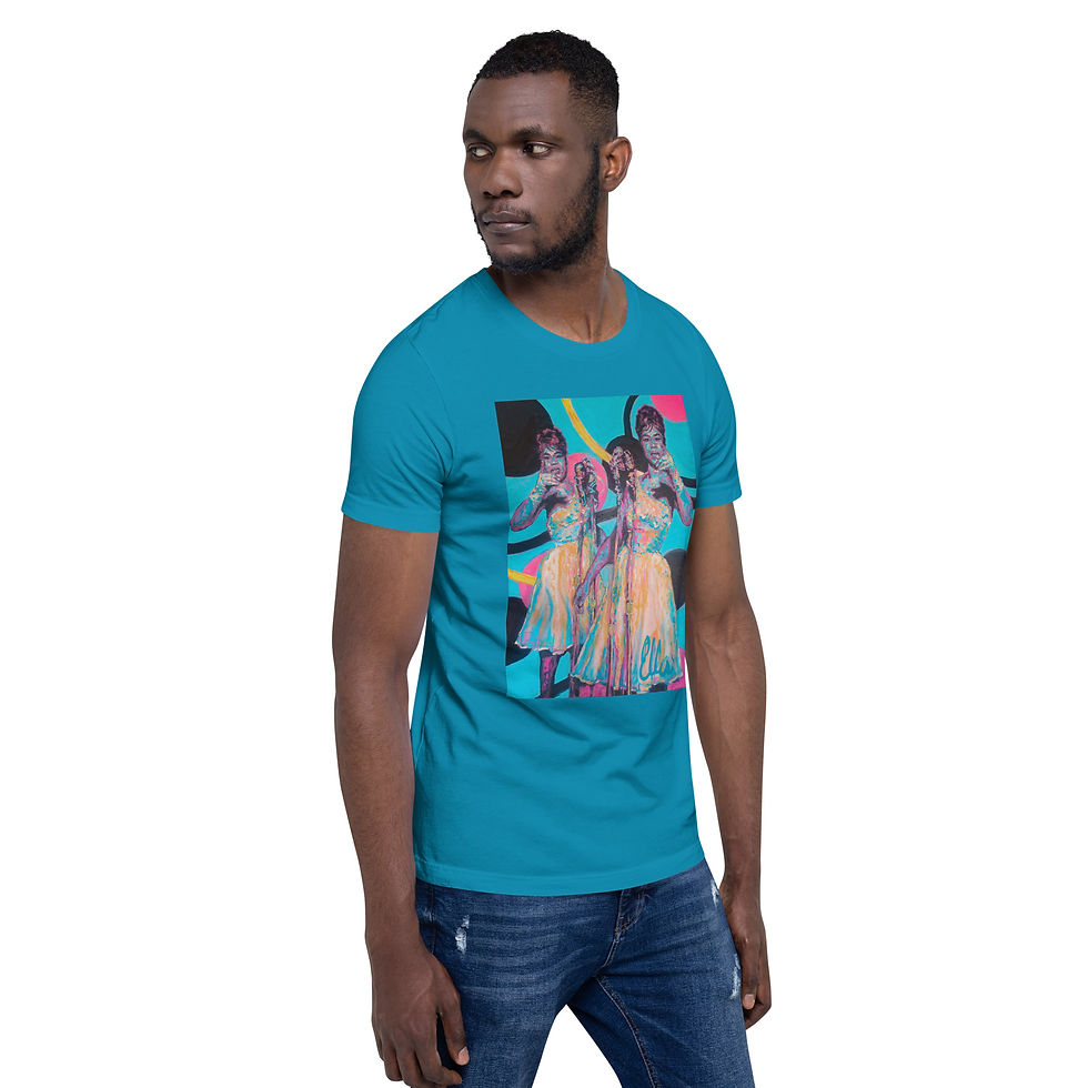 Thumbnail: Short-sleeve unisex t-shirt with Etta James