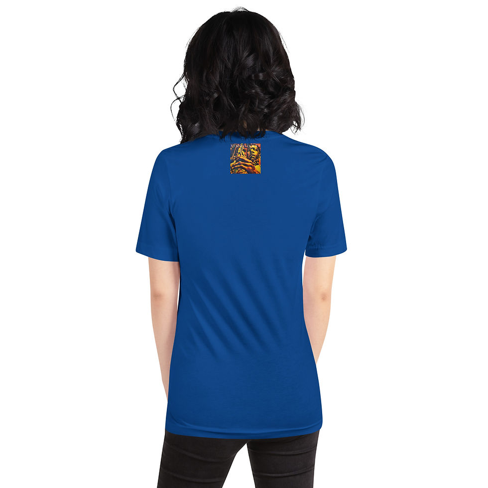 Thumbnail: Short-sleeve unisex t-shirt with Frida Kahlo with flowers