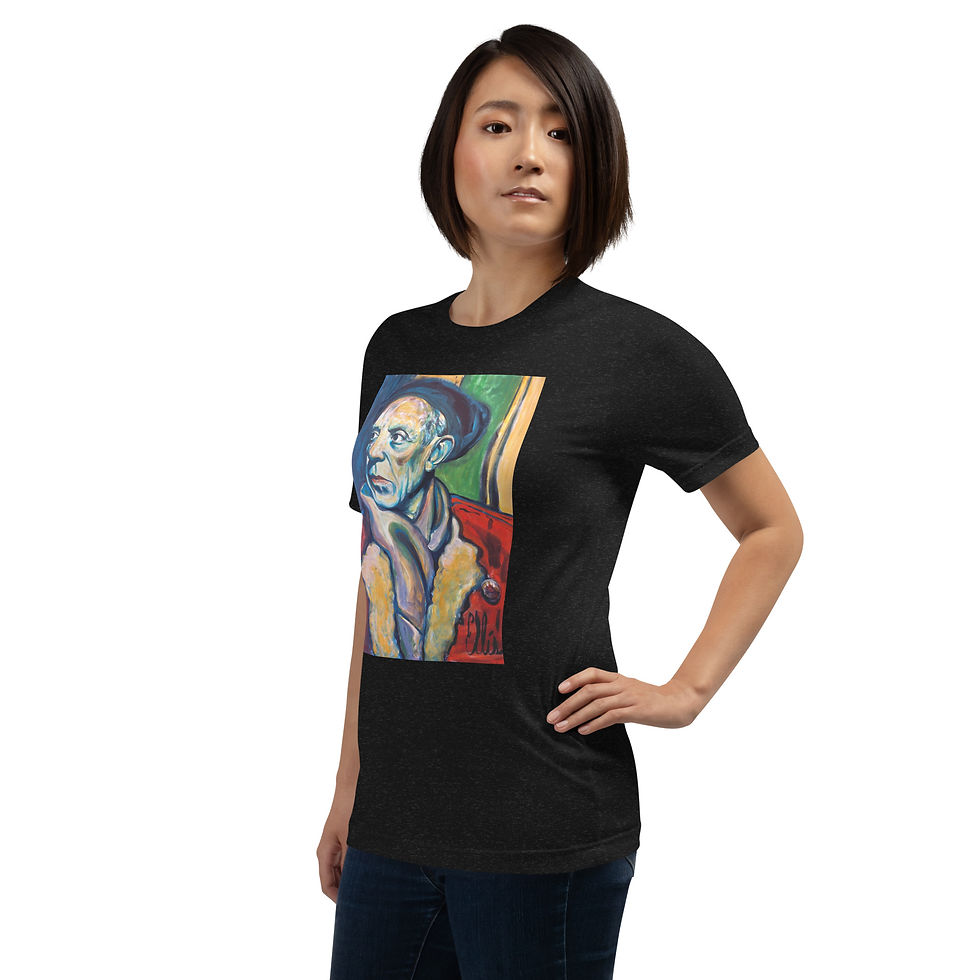 Thumbnail: Short-sleeve unisex t-shirt with Pablo Picasso
