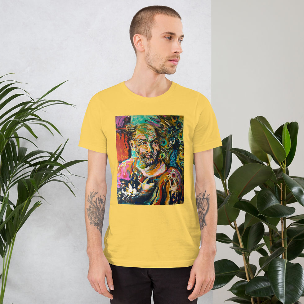Thumbnail: Short-sleeve unisex t-shirt with Gustave Klimt