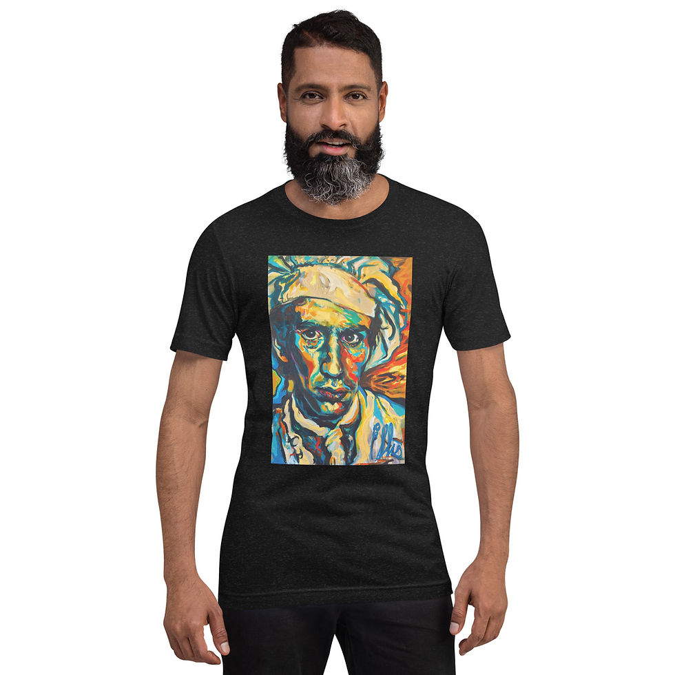 Thumbnail: Short-sleeve unisex t-shirt with Anthony Bourdain