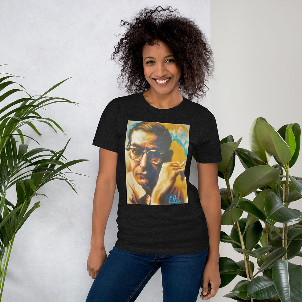 Thumbnail: Short-sleeve unisex t-shirt with Bill Evans