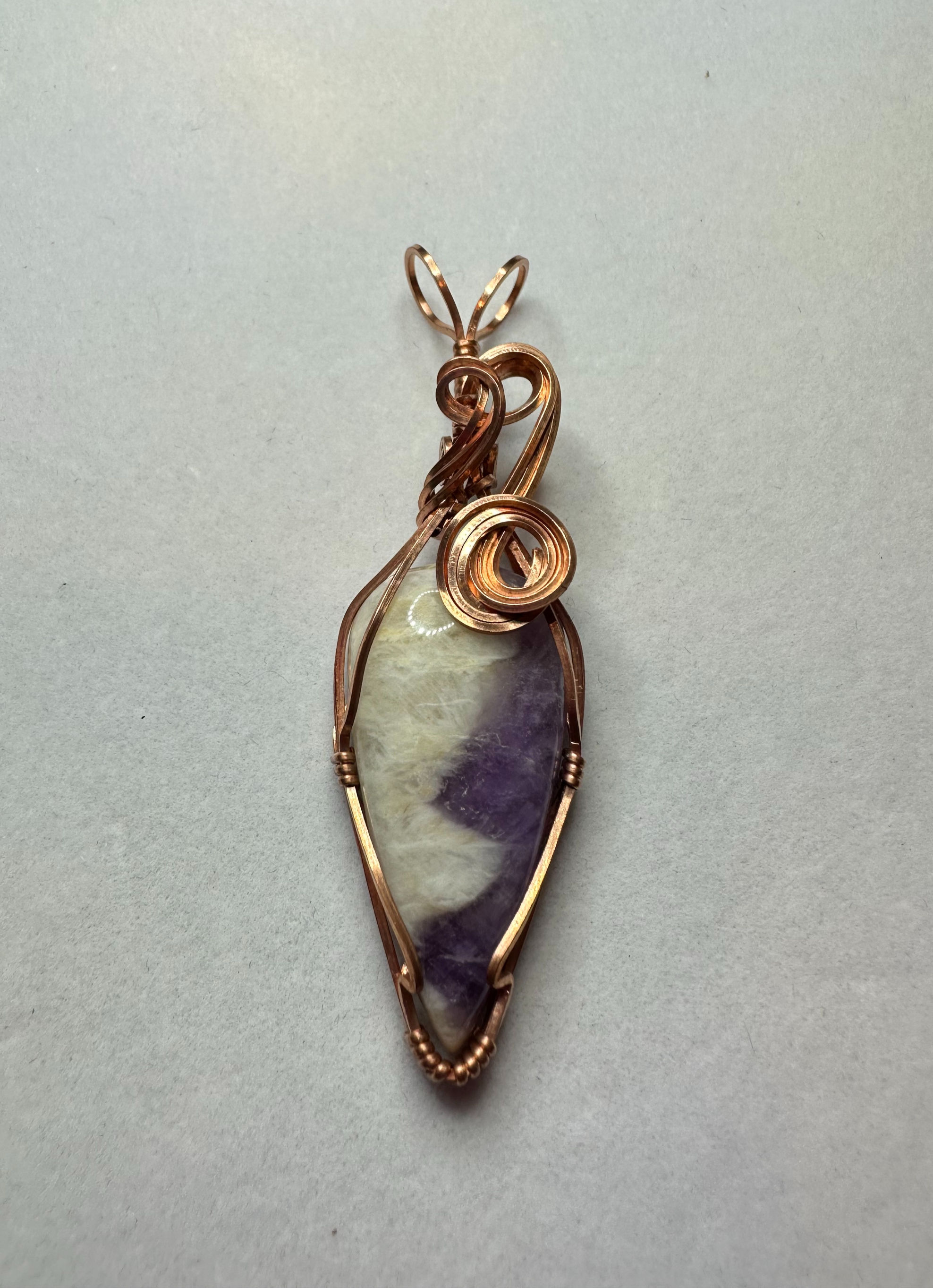 Amethyst in Copper