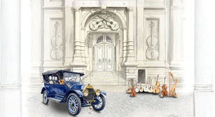 Aneta Skarżyński - CHEVROLET 1911 - malarstwo akwarelowe