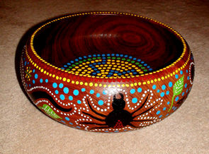 Wooden Bowl Art  by Chris D.