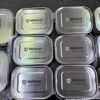 Lunchbox mit Firmenlogo