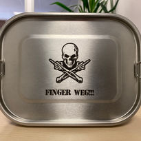 Lunchbox mit Motivgravur