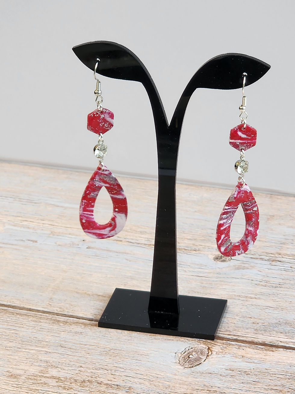 Thumbnail: The Reds - Clay Earrings