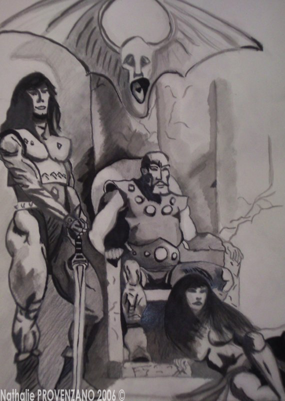 d'après Franck Frazetta - A3